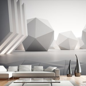 3D foto tapeta – Geometrijski oblici – varijanta 35
