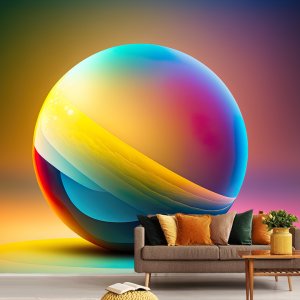 3D foto tapeta – Geometrijski oblici – varijanta 39