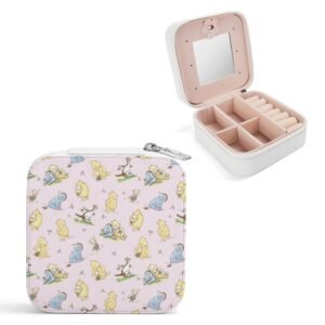 Winnie the Pooh Jewelry Box/Jewelry Organizer with Mirror in Pink