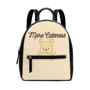 vegan leather Pooh Bear mini backpack