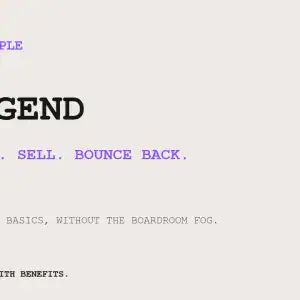 Mr Purple Legend self-paced course cover