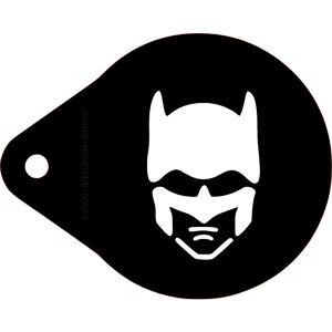 Stencil Pfaciais Batman Face