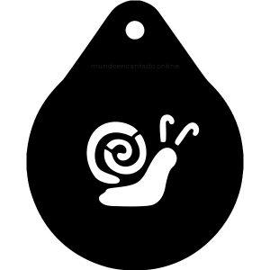 Stencil Pfaciais Caracol
