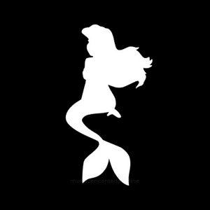 Stencil Glitter Ariel (pack 5)