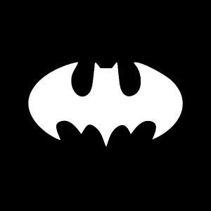 StencilGlitterBatman