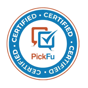 Pickfu Certified