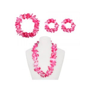 Collana Hawaiana con Bracciali e Corona