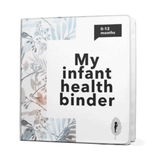 My Infant Health Binder (Printable E-book)