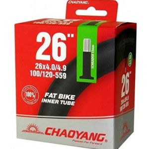 CAMERA D'ARIA FAT BIKE 26 x 4,0-4,9 VALVOLA AMERICA 33MM CHAOYANG