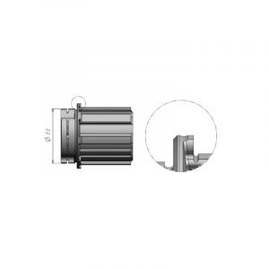 CORPETTO RUOTA LIBERA FULCRUM  SHIMANO HG Ø33MM (R0-201)