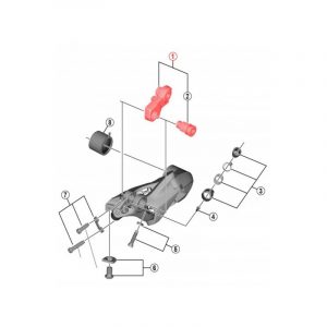 UNITÀ DI FISSAGGIO PER CAMBIO POSTERIORE SHIMANO ULTEGRA RD-R8000