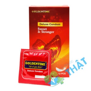 Bao cao su goldentime sweet and stronger (đỏ)