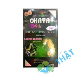Bao Cao Su Siêu Mỏng Gân Gai Okaya Long Shock