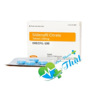 Erecfil 100 Hộp 4 Viên