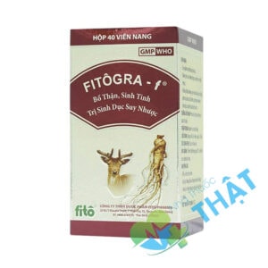 Fitogra Hộp 40 Viên - Bổ Thận, Tráng Dương, Sinh Tinh