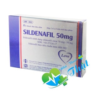 Sildenafil 50mg Hộp 4 Viên