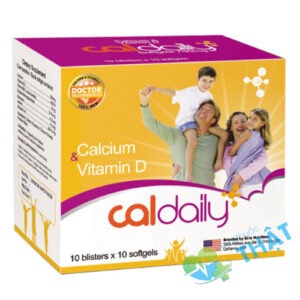 Caldaily - Bổ sung calci và vitamin D3 giúp xương chắc khoẻ
