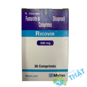 Ricovir 300mg trị nhiễm virus HIV-1, viêm gan B