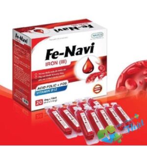 Fe-Navi Hộp 20 Ống - Bổ Sung Sắt, Giảm Thiếu Máu