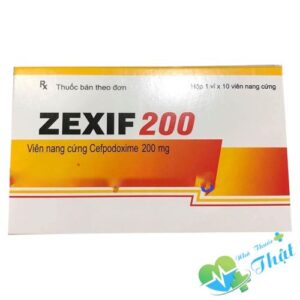 Zexif 200 Hộp 1 Vỉ - Điều Trị Nhiễm Khuẩn