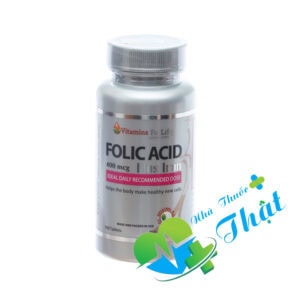 Folic Acid Lọ 100 Viên