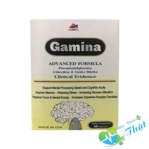 Gamina Hộp 30 Viên - Cải Thiện Trí Nhớ, Giảm Căng Thẳng