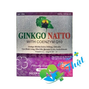 Ginkgo Natto 360mg Hộp 100 Viên