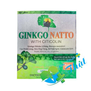 Ginkgo Natto With Citicolin Hộp 100 Viên