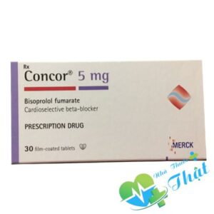 Concor 5mg Hộp 30 Viên - Điều Trị Tăng Huyết Áp