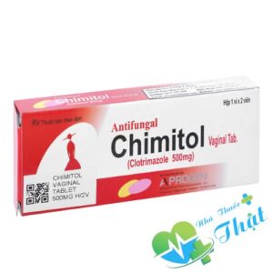 Chimitol Hộp 2 Viên - Điều Trị Nhiễm Trùng Âm Đạo