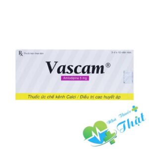 Vascam Hộp 30 Viên - Điều Trị Cao Huyết Áp