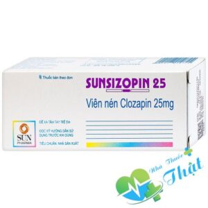 Sunsizopin 25 Hộp 50 Viên - Điều Trị Tâm Thần Phân Liệt