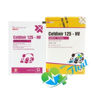Cefdinir 125 HV Hộp 10 Gói