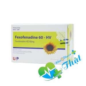 Fexofenadine 60 HV Hộp 100 Viên