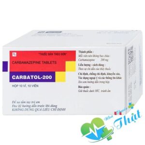 Carbatol 200mg Hộp 100 Viên - Điều Trị Động Kinh