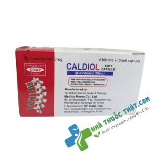 Caldiol Hộp 60 Viên - Điều Trị Còi Xương