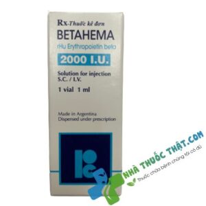 Betahema 2000 IU Hộp 1ml - Điều Trị Thiếu Máu