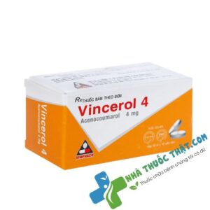 Vincerol 4 Hộp 100 Viên - Phòng Và Điều Trị Huyết Khối