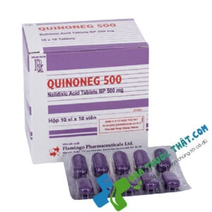 Quinoneg 500 Hộp 100 Viên - Điều Trị Nhiễm Khuẩn
