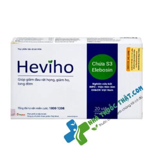 Heviho Hộp 20 Viên - Giảm Ho, Đau Rát Họng