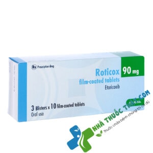 Roticox 90mg Hộp 30 Viên - Giảm Đau, Kháng Viêm Xương Khớp