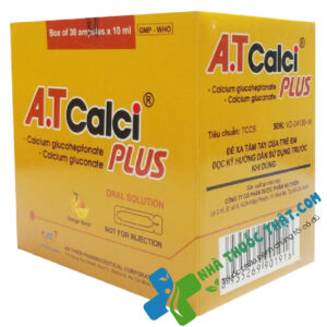 AT Calci Plus Hộp 30 Ống - Bổ Sung Calxi
