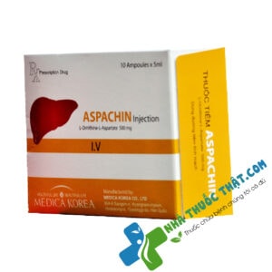 ASPACHINE – Điều trị rối loạn khởi phát trong tiền hôn mê gan – Hộp 10 ống