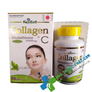 Collagen + C Hộp 60 Viên - Giúp Đẹp Da, Chống Lão Hóa