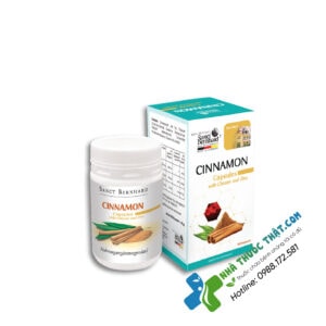 Cinnamon Capsules Hộp 60 Viên - Cải Thiện Chỉ Số Đường Huyết