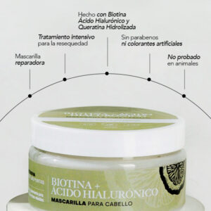 MASCARILLA BIOTINA Y ÁCIDO HIALURÓNICO 200ml - Image 3