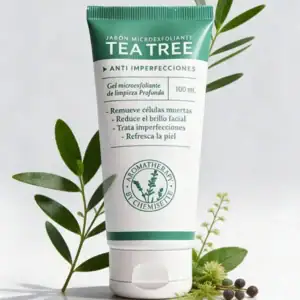 JABÓN EXFOLIANTE LÍQUIDO TEA TREE 100ml (ANTI ACNÉ) - Image 1