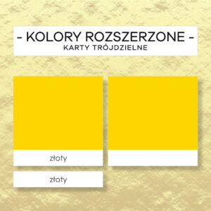 Kolory rozszerzone - karty trójdzielne 90 szt.