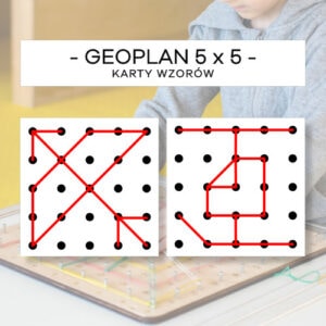 Geoplan 5x5 - karty wzorów 60 szt.