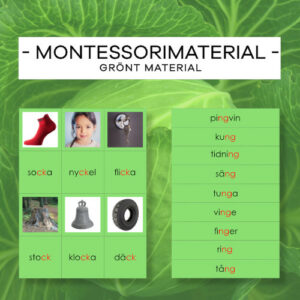 Zielony Materiał po szwedzku - Grönt material